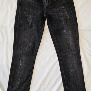 Vince Women Black Skinny Jeans, Size 25 , Long